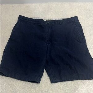 Club Monaco Men's Linen Maddox Fit Navy Blue Shorts Size 33
